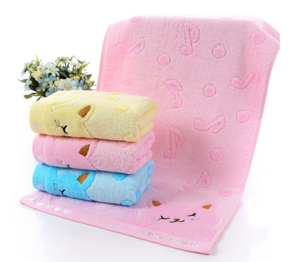 Kitten Face Bath Towel