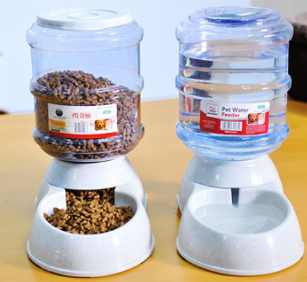 Dog Automatic Feeder And Drinking Water Fountain