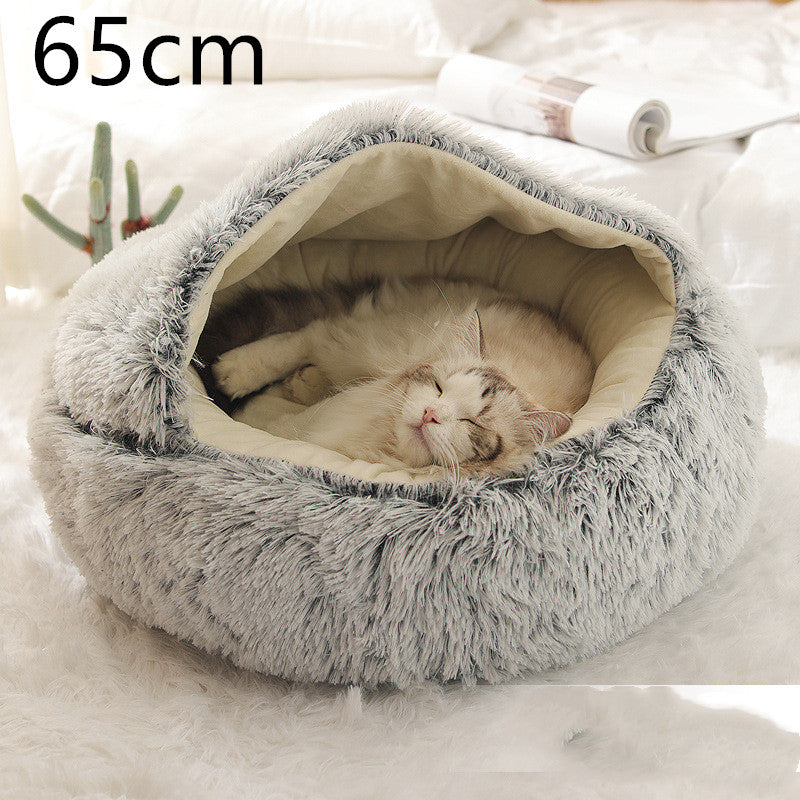 Pet Bed Round Plush