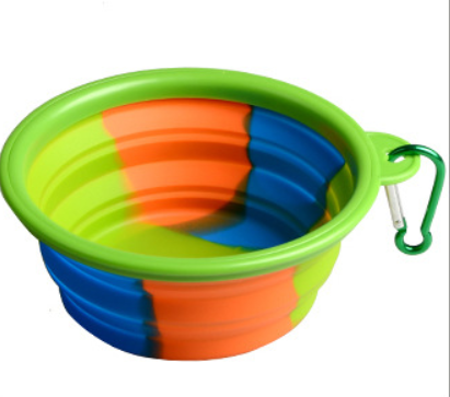 Foldable Camouflage Pet Outdoor Bowl