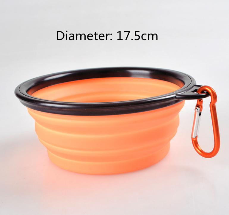 Folded Silicone Pet Bowl