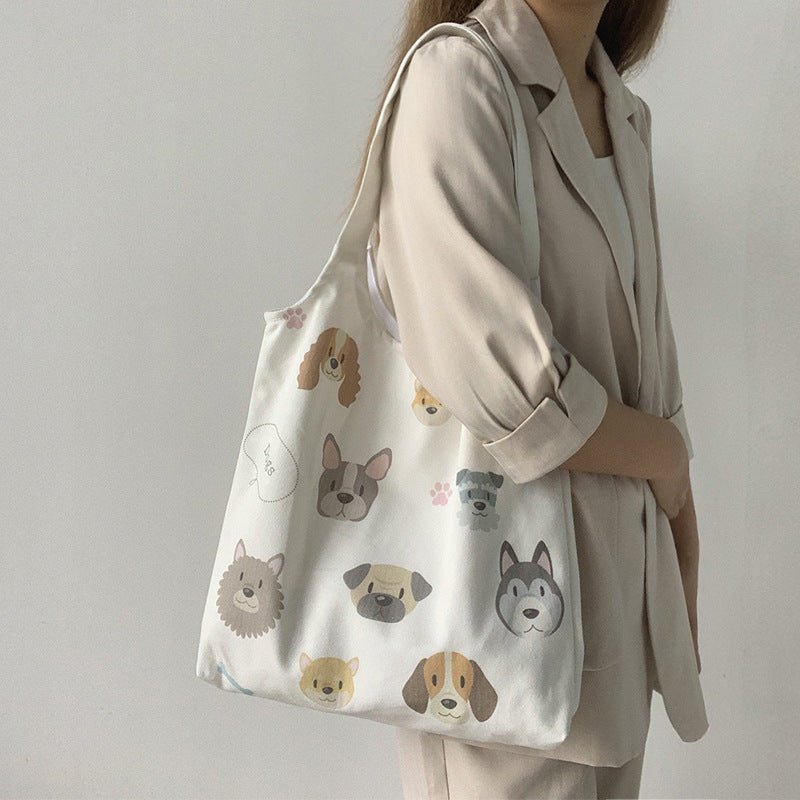 Dog Canvas Bag