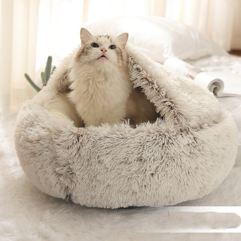 Pet Bed Round Plush