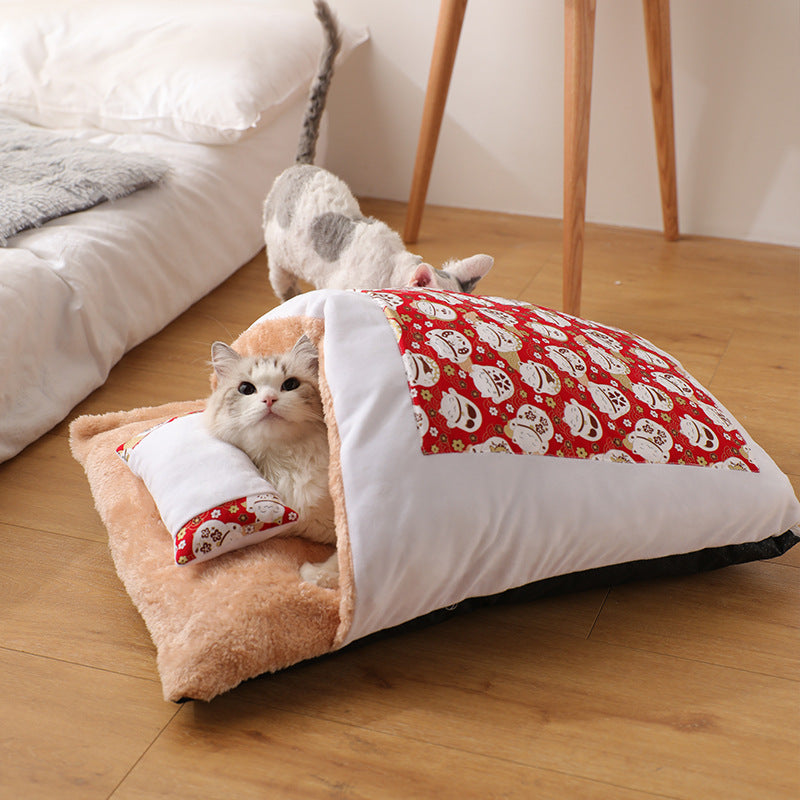 Removable Cat Bed Mat