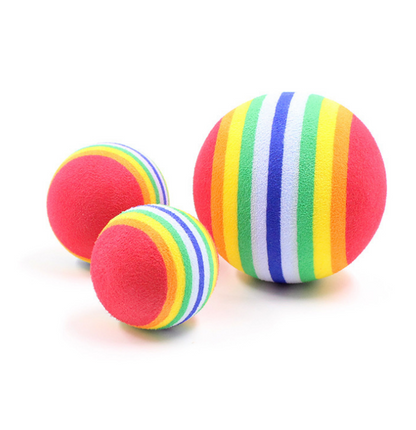 Rainbow Cat Ball Toy