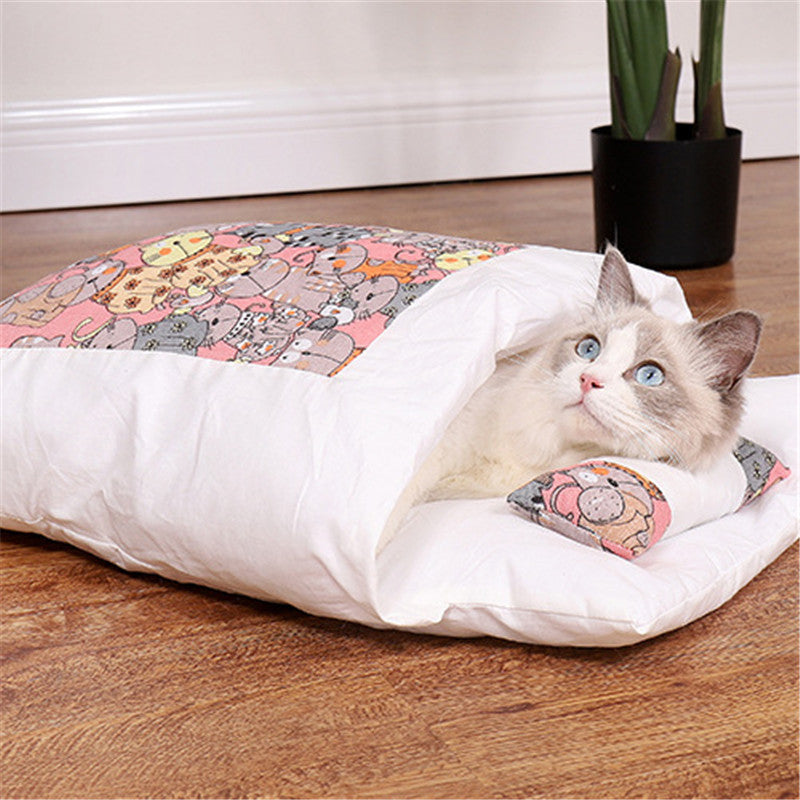 Removable Cat Bed Mat