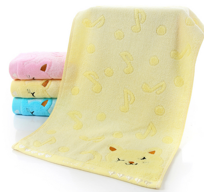 Kitten Face Bath Towel