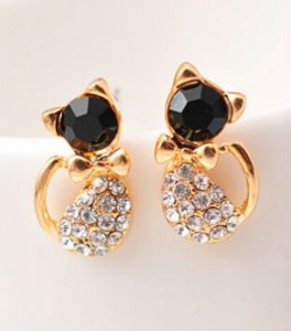 Luxury Cat Earrings