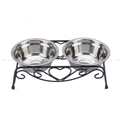 Double Stainless Steel Pet Bowl