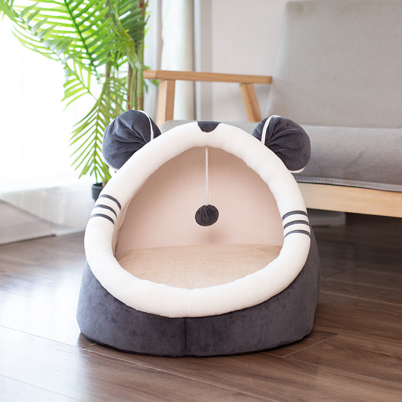 Cat Kennel Velvet Bed