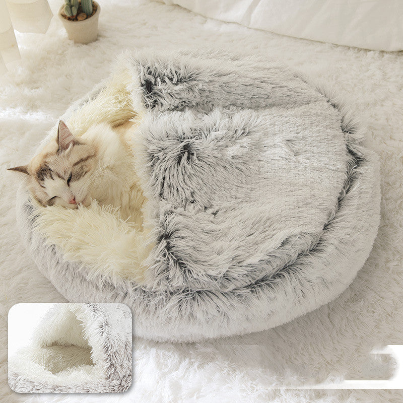 Pet Bed Round Plush