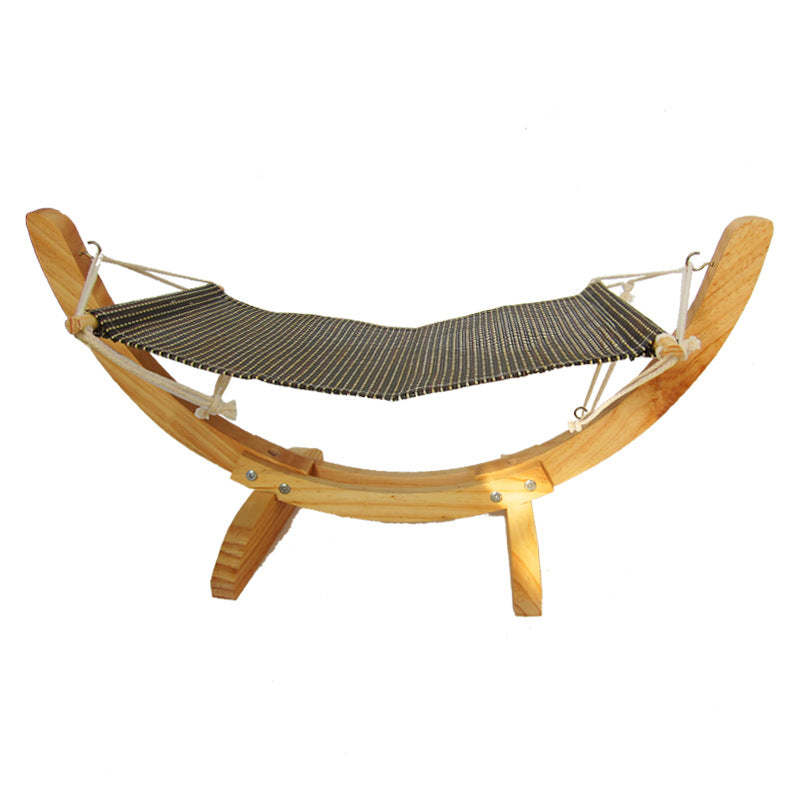 Cat Hammock Wooden Bed