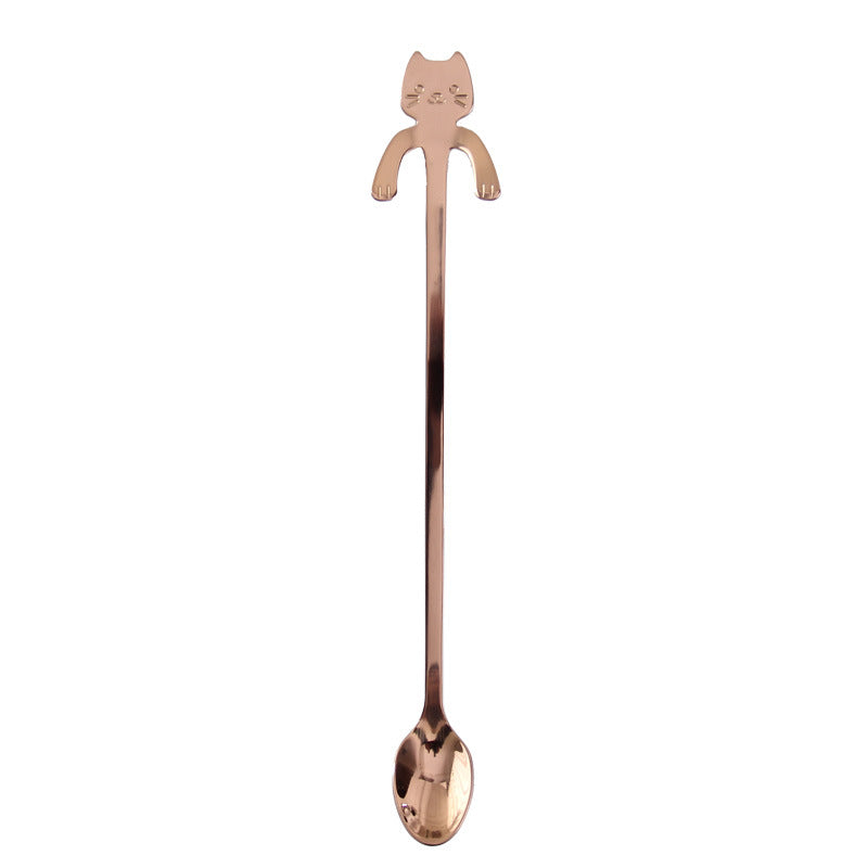 Cartoon Cat Coffee Spoon