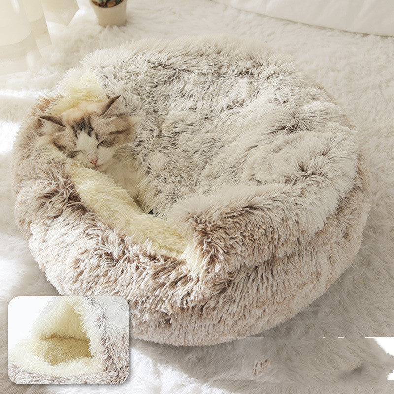 Pet Bed Round Plush