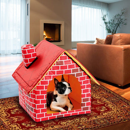 Pet Villa With Chimney