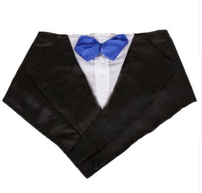 Wedding Tuxedo Dog Scarf