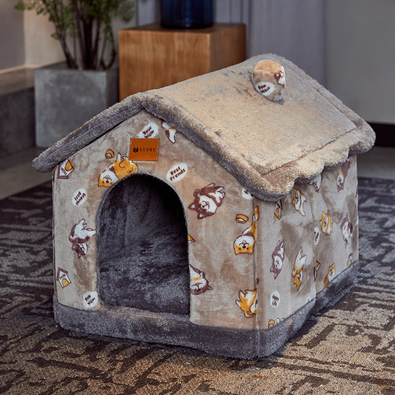 Foldable Pet Winter House