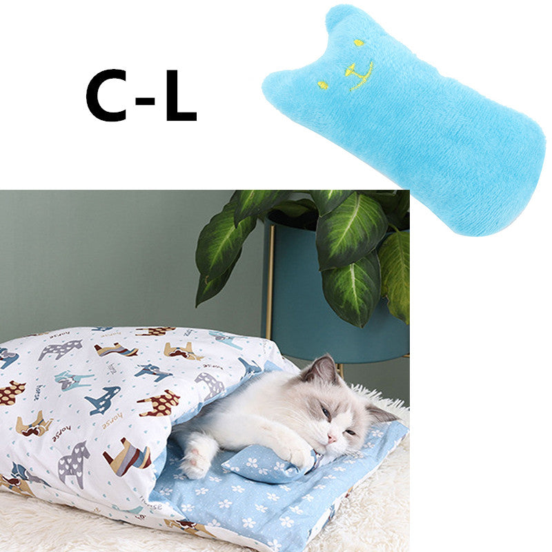 Removable Cat Bed Mat