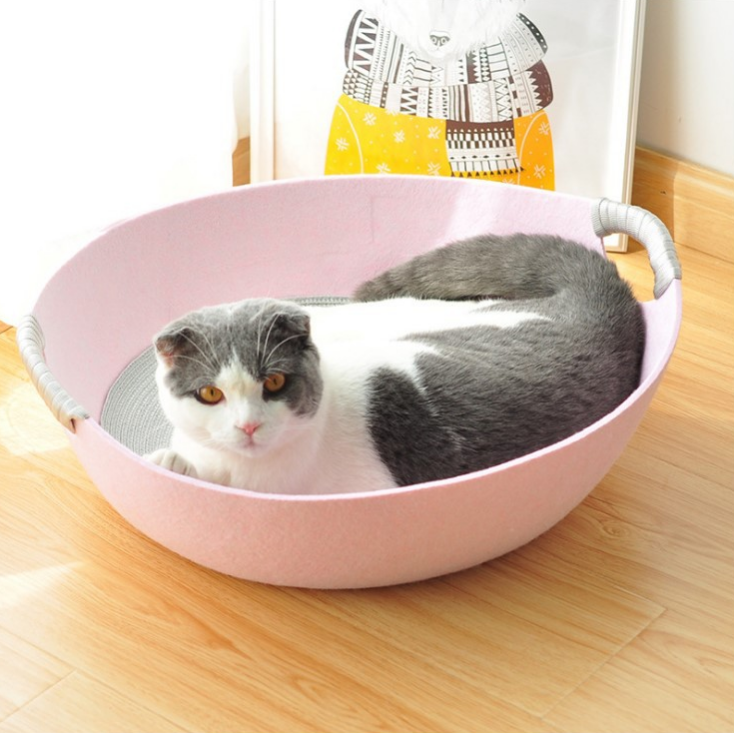 Cat Scratcher Bed House