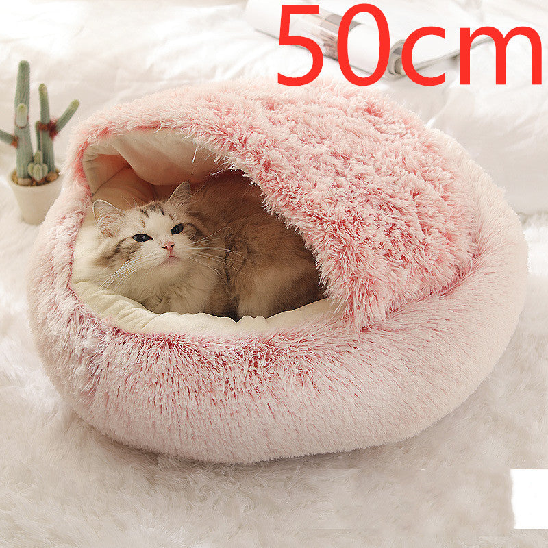 Pet Bed Round Plush