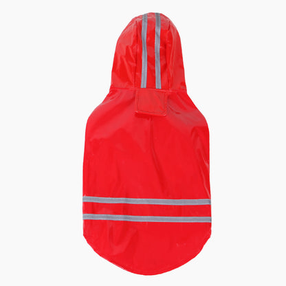 Reflective Dog Hooded Windproof Raincoat