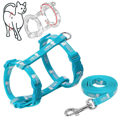 Night Light Cat Harness Strap