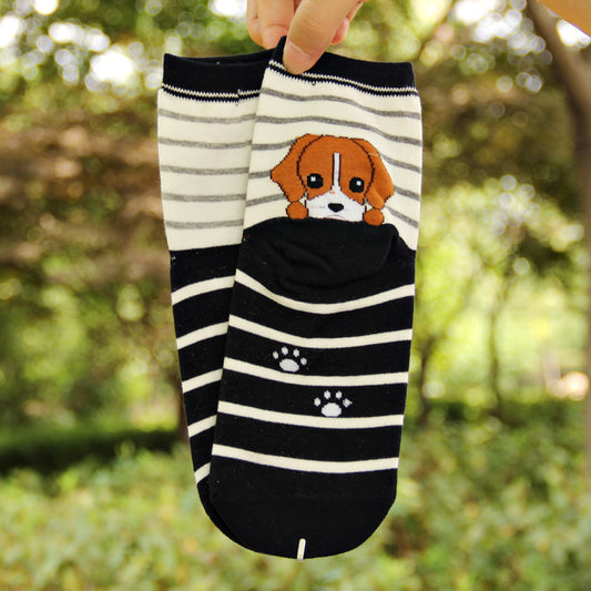 Cute Heel Puppy Socks