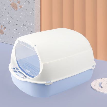 Splash-Proof Covered Cat Toilet