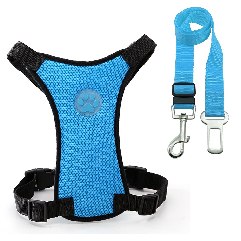 Adjustable Dog Car Safety Harness