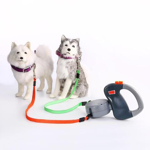 Retractable Dual Dog Leash