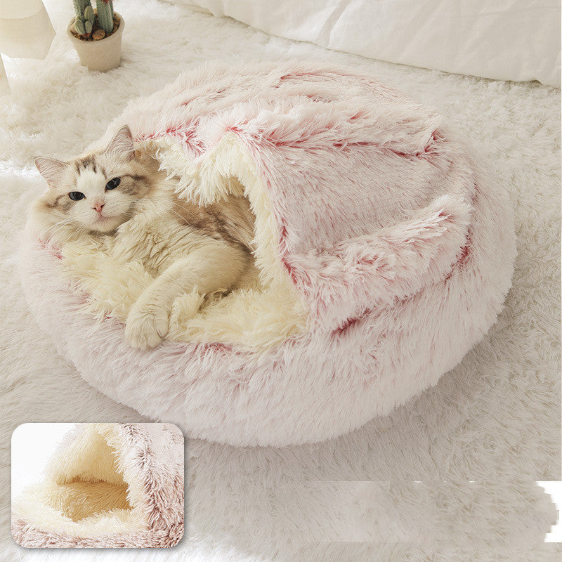 Pet Bed Round Plush