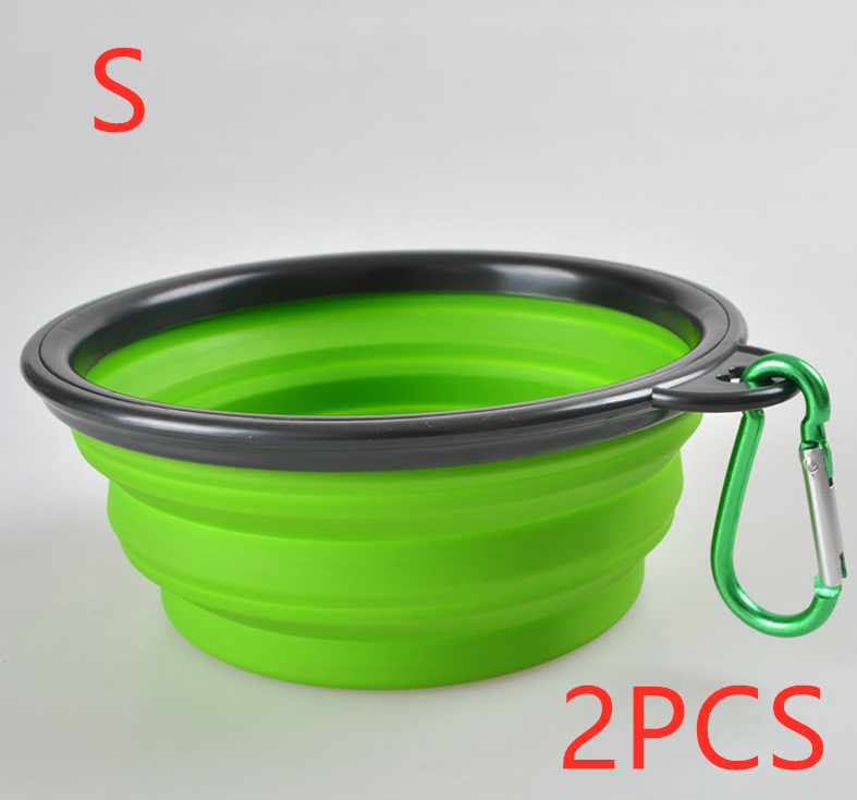 Folded Silicone Pet Bowl