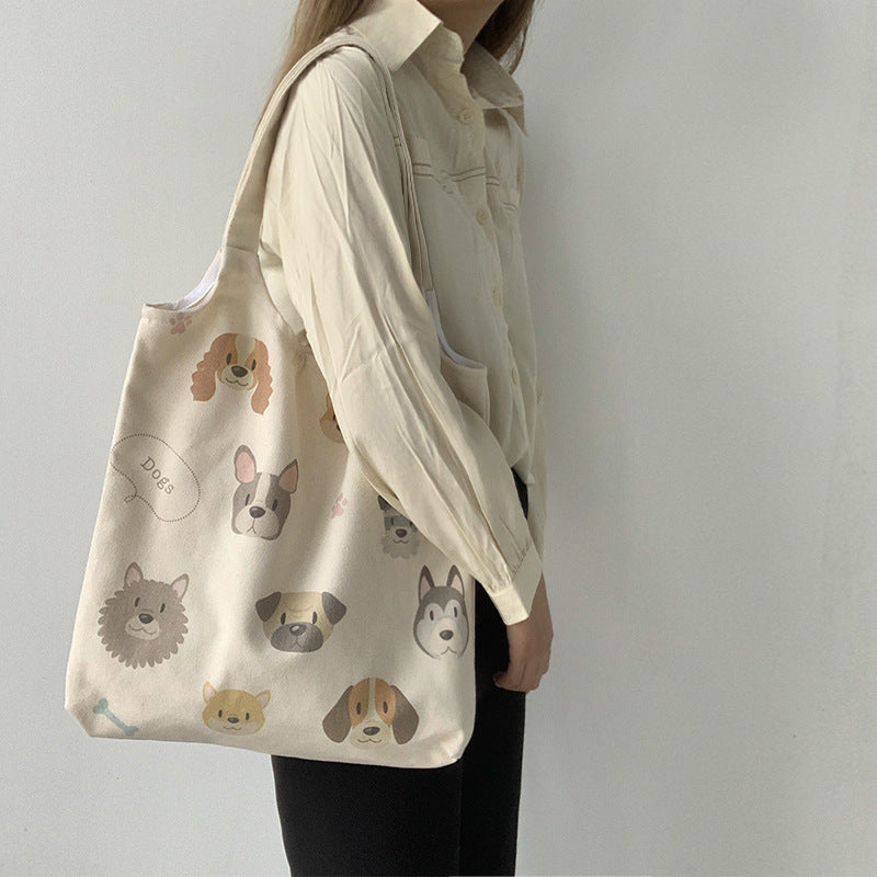 Dog Canvas Bag