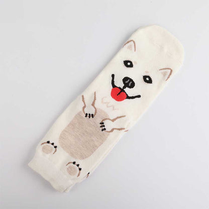 Cartoon Dog Socks