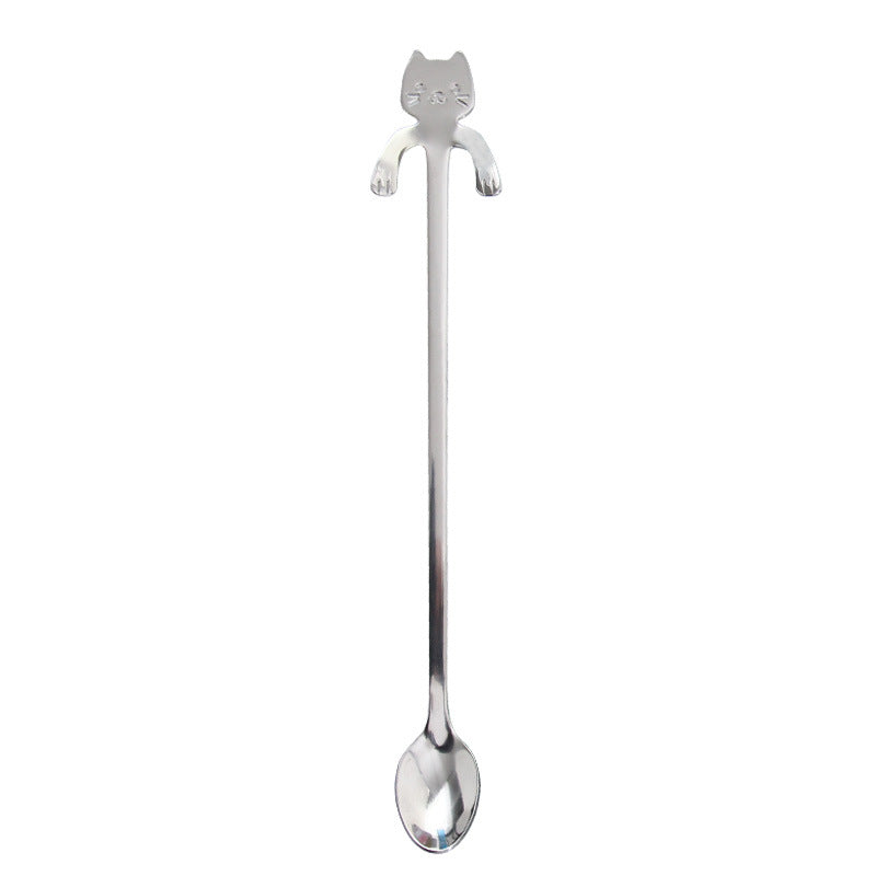 Cartoon Cat Coffee Spoon