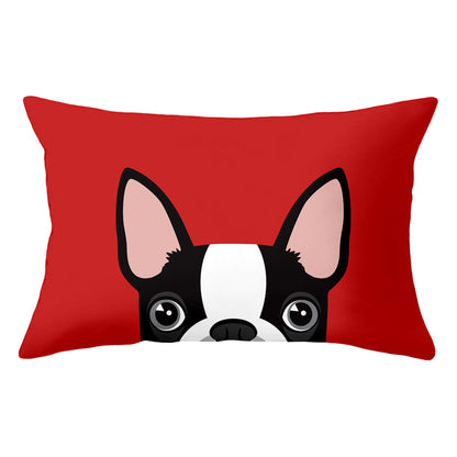 Cartoon Dog Head Pillowcase