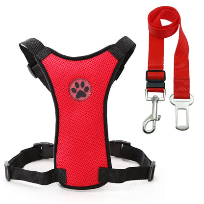 Adjustable Dog Car Safety Harness