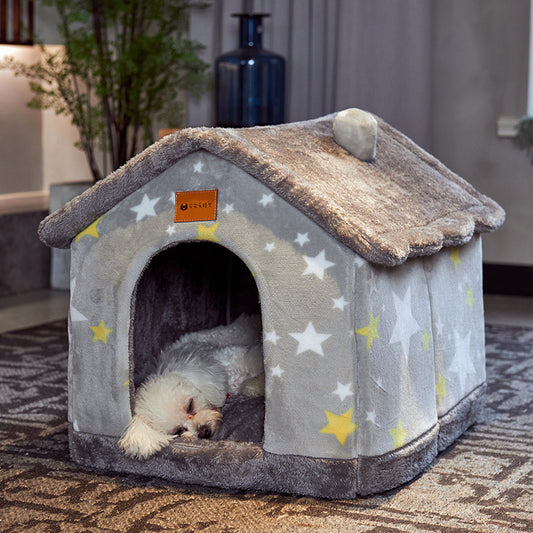 Foldable Pet Winter House