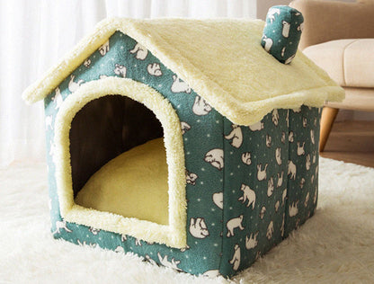 Foldable Pet Winter House