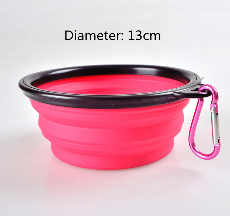 Folded Silicone Pet Bowl