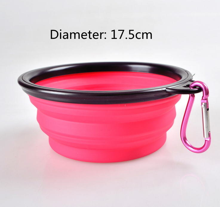 Folded Silicone Pet Bowl