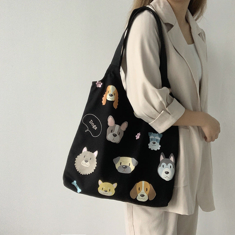 Dog Canvas Bag