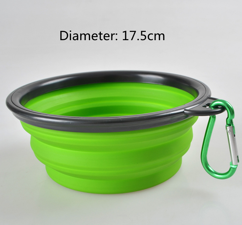 Folded Silicone Pet Bowl