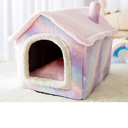 Foldable Pet Winter House